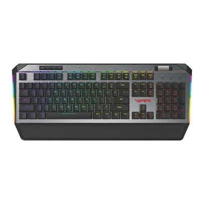 Teclado Mecanico Patriot Viper V765, RGB, ABNT2, Switch White, PV765MBWUXMGMBR