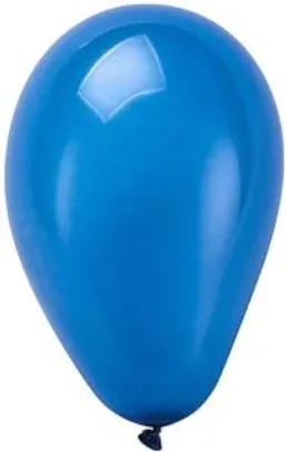 [PRIME] Balão Liso Pera Regina 65 Azul - Pacote Com 50 Un | R$ 5