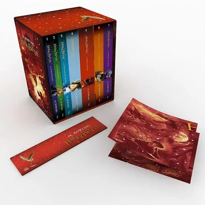 ( BOX LIVROS ) Caixa Harry Potter - Edição Premium + Pôster Exclusivo | R$ 160