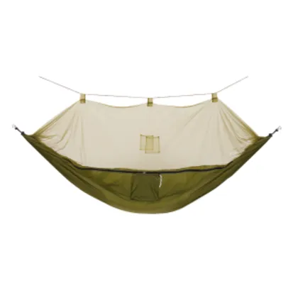 Rede de Descanso para Camping com Mosqueteiro em Nylon Guepardo Amazon Verde  por R$ 127