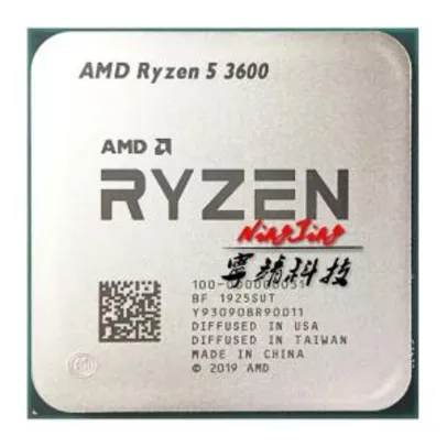 Saindo por R$ 950,19: Processador Ryzen R5 3600 AMD 6-Core, 3.6GHz | R$950 | Pelando