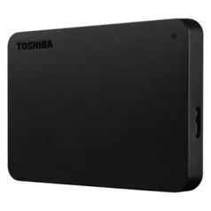 HD Toshiba Portátil Canvio Basics USB 3.0 1TB Preto - HDTB410XK3AA