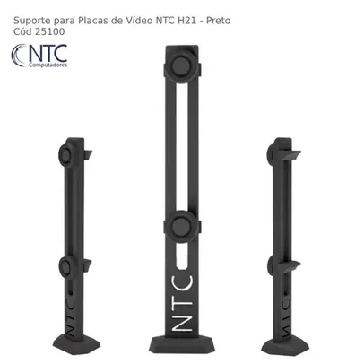 Suporte Para Placa de Vídeo NTC H21 Preto - H21BLK