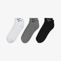 Meia Nike Everyday Cushion (3 pares) Unissex