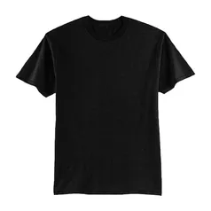 Camiseta Masculina Lisa Algodão Preta