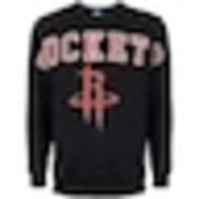 Blusa de Moletom Houston Rockets NBA Fech - Masculina