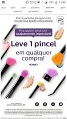 Leve um pincel de brinde para qualquer compra