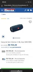 Caixa de Som Xtreme 2 JBL Azul 40W RMS