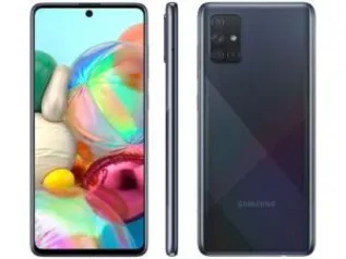 [1x] Samsung Galaxy A71 128GB Preto 6GB RAM - Tela 6,7” Câm. Quádrupla Câm. + Selfie 32MP - R$1799