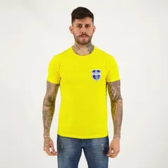 Camisa Brasil Escudo Amarela