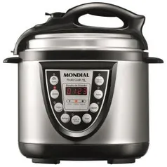 Panela Elétrica de Pressão Mondial Pratic Cook 4L PE-09 - Preto/Inox - R$199