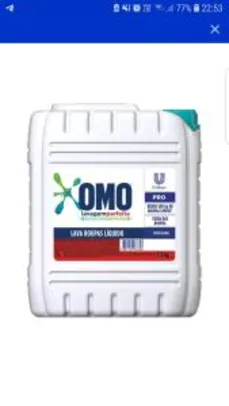 Sabão líquido OMO 7 litros | R$ 45