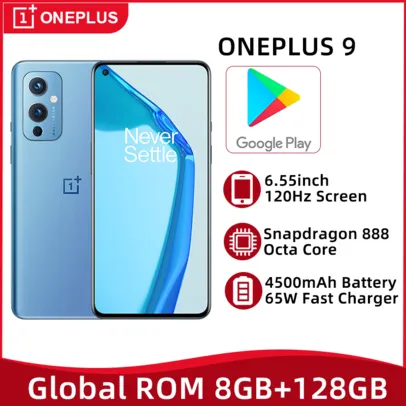 Smartphone OnePlus 9 5G 12GB 256GB Preto