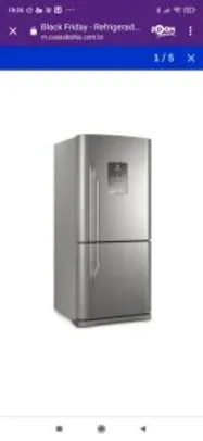 Refrigerador Electrolux DB84X Frost Free com Bottom Freezer 598L  | R$ 3799