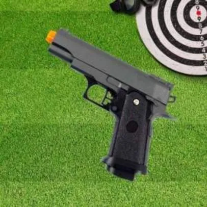 [Clube do RICARDO] Pistola Airsoft Calibre 6,0 mm G10 Spring Full Metal - Galaxy por 140