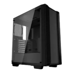 Gabinete Gamer DeepCool CC560 Limited, Black, Mid Tower, Vidro Temperado, ATX, Sem Fonte, Sem Fan, R-CC560-BKNAA0-C-1