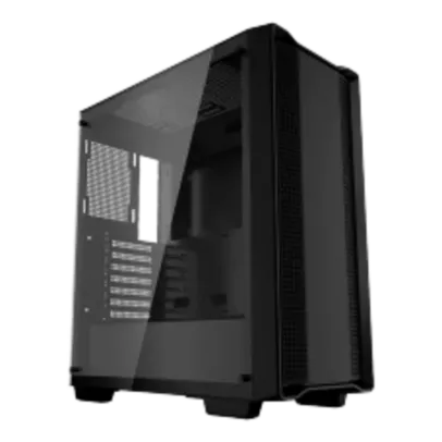 Gabinete Gamer DeepCool CC560 Limited, Black, Mid Tower, Vidro Temperado, ATX, Sem Fonte, Sem Fan, R-CC560-BKNAA0-C-1