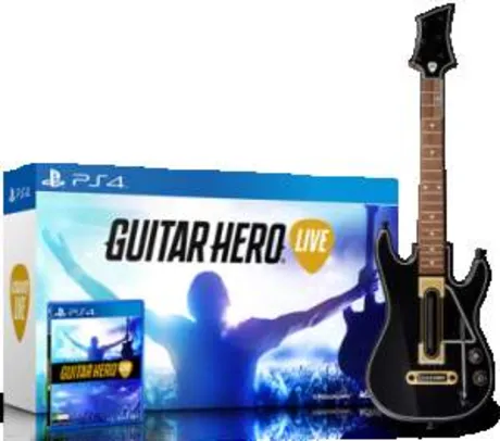 [Saraiva] Guitar Hero Live Bundle - PS4 por R$ 285