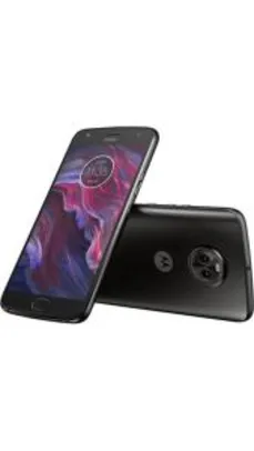 Smartphone Motorola Moto X4 Dual Cam Android 7.0 Tela 5.2" Octa-Core 32GB Wi-Fi 4G Câmera 12MP - Preto - R$1188