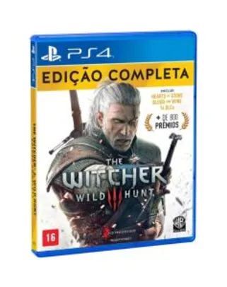 [1ª Compra/APP] The Witcher 3 Edição Completa PS4