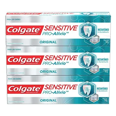 Creme Dental Colgate Sensitive Pro-Alívio 110g 3 unidades