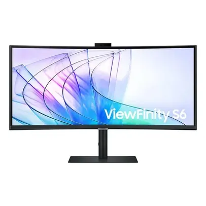 [VIP] Monitor Samsung ViewFinity S6 34" 2024 UWQHDTela Curva | Painel VA | 100Hz | 5ms | HDR10 | HAS | HDMI | DP | USB-c | LAN | Preto