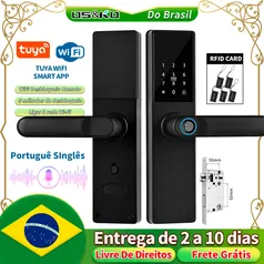 [Do Brasil] Fechadura eletronico digital Tuya wifi Eletrônico Door Lock T