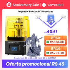 Impressora 3d 10 Polegadas 8k Anycubic Photon M3 Premium 8k Lcd 