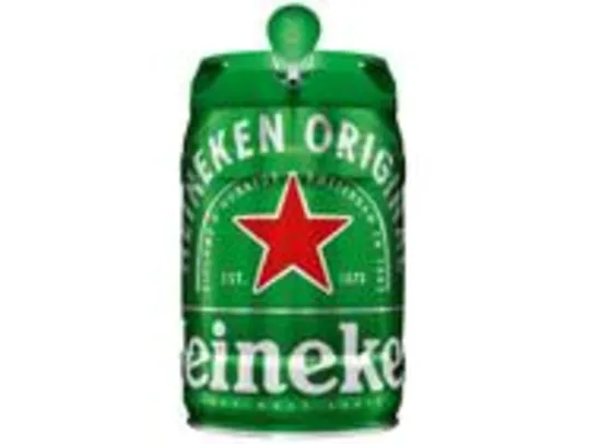 (Ouro) Cerveja Heineken não Retornável Pilsen Barril 5L