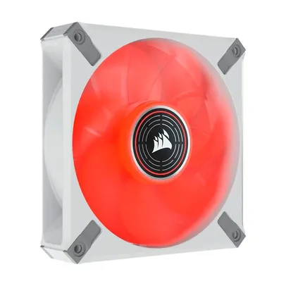 Cooler FAN Corsair Elite Premium Magnetic, 140mm, LED Vermelho, Branco - CO-9050129-WW