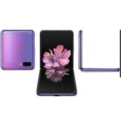 [CLUBE DA LU + APP] Smartphone Samsung Galaxy Z Flip 256GB - Ultravioleta| R$5.440