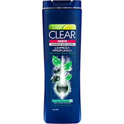 (2 unidades) Shampoo Clear Men Limpeza Profunda 400ml