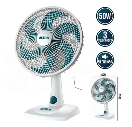 Ventilador De Mesa Ultra 30cm 6 Pás 50w V-30 Mondial