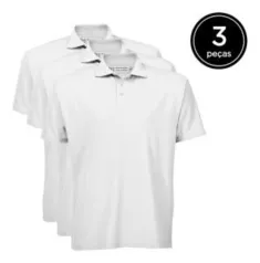 Kit 3 Polos Masculina - Basicamente By Malwee