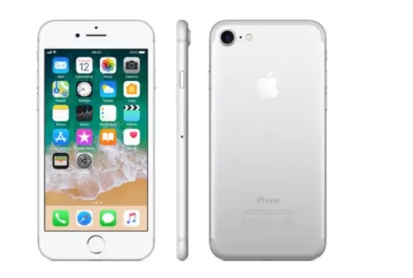 iPhone 7 Prata com Tela de 4,7?, 4G, 32 GB e Câmera de 12 MP - MN8Y2BR/A