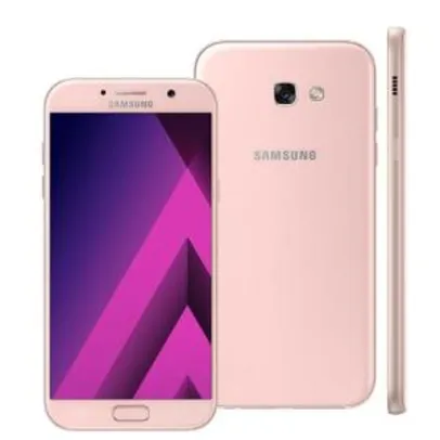 Smartphone Samsung Galaxy A7 2017 A720F/DS Rosa com 32GB, Dual Chip, Tela 5.7", 4G, NFC, Câmera 16MP, Android 6.0, Processador Octa-Core e 3GB RAM - R$1145