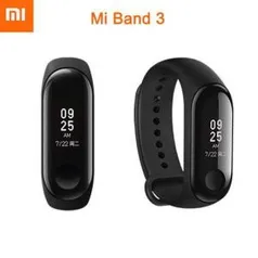 Relógio Xiaomi Mi Band 3 Smartwatch p/ Android IOS - Preto​​ (com AME: R$ 109,99)