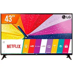 Smart TV LED 43' FULL HD LG 43LM631C0SB - IA LG ThinQ, Wifi