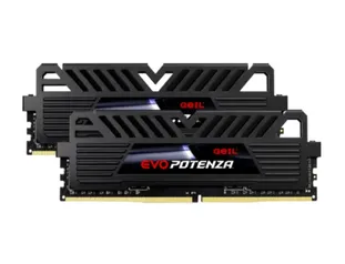 Memória DDR4 Geil Evo Potenza AMD, 16GB (2x8GB) 3200MHz, Black, GAPB416GB3200C16BDC