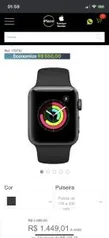 APPLE WATCH SERIES 3 38MM - R$ 1.449.00