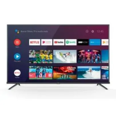Smart TV LED 65" Android TV TCL 65P8M 4K UHD | R$3.260