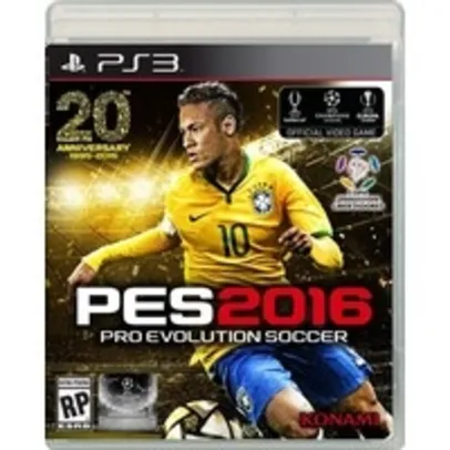 [Casas Bahia] - Jogo Pro Evolution Soccer 2016 - PS3 - R$57