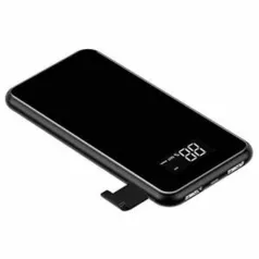 Carregador Power Bank sem Fio por Indução, 8.000mAh, Baseus, TZAPIPH7-A02, Preto | R$150