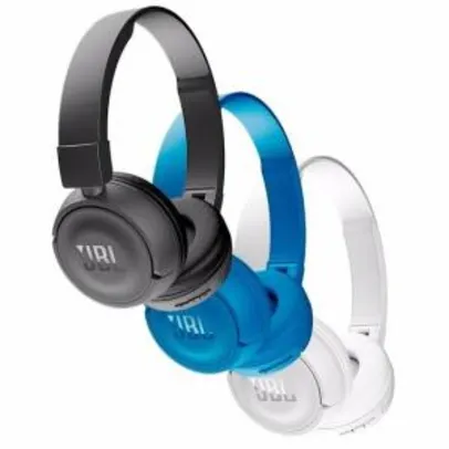 Headphone/Fone de Ouvido JBL Bluetooth Sem Fio - com Microfone Dobrável Serie T T450BT - R$190