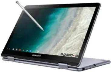 Chromebook Plus Samsung Touchscreen, Intel Celeron 3965Y, 4GB, 32GB, Chrome OS, Tela de 12.2 Full HD