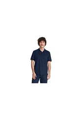 Camisa Básica Masculina Polo Em Algodão Pima - Azul M