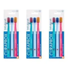 Curaprox 5460 Trio Escova Dental Ultra Macia C/3 (kit C/03) - R$152