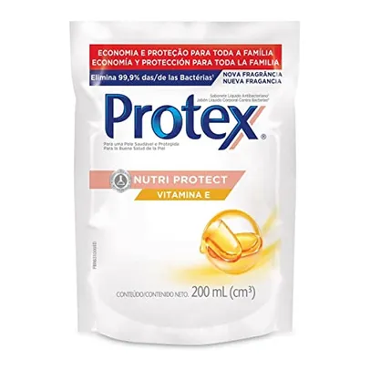 [REC]Sabonete Líquido Protex Nutri Protect Vitamina E 200Ml Refil