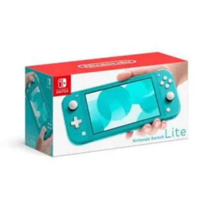 Console Nintendo Switch Lite Tela 5,5`` Azul Turquesa