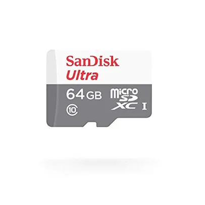 Cartao de Memoria Sandisk Ultra Microsdxc Uhs- Com Adaptador– 64Gb | R$64